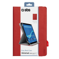 SBS TABLET UNIVERSAL BOOK CASE up to 11 red