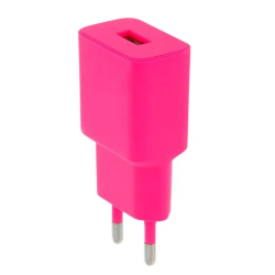 SETTY TRAVEL CHARGER LSIM-A126 2.4A pink